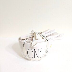 Rae Dunn by Magenta 4 Piece Measuring Cup Set in White